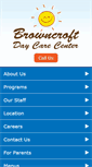 Mobile Screenshot of browncroftdaycare.com