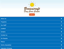 Tablet Screenshot of browncroftdaycare.com